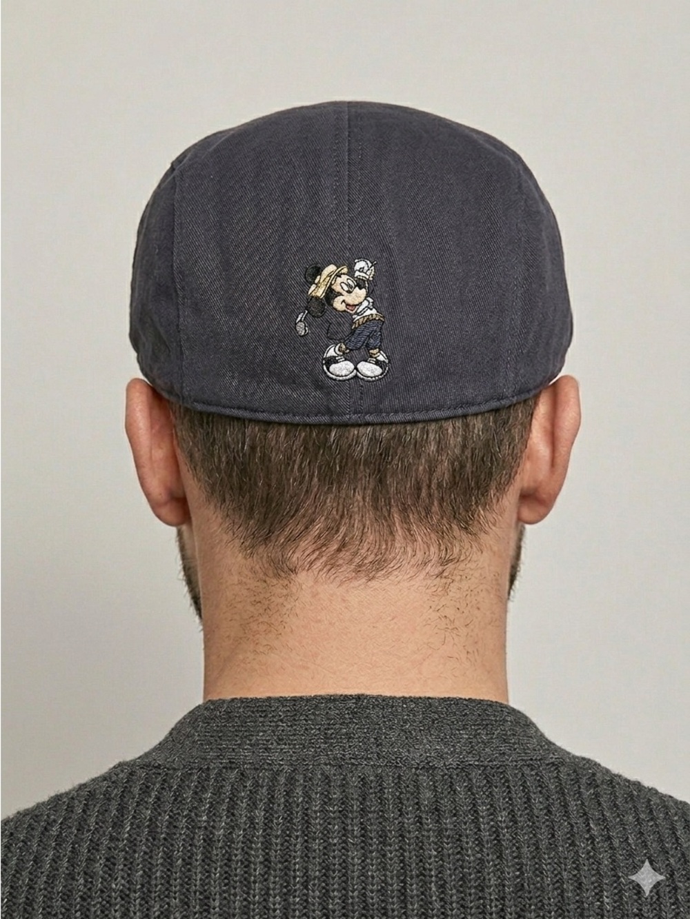 Vintage Walt Disney World Golfing Mickey Flat Cap - L/XL, Unisex